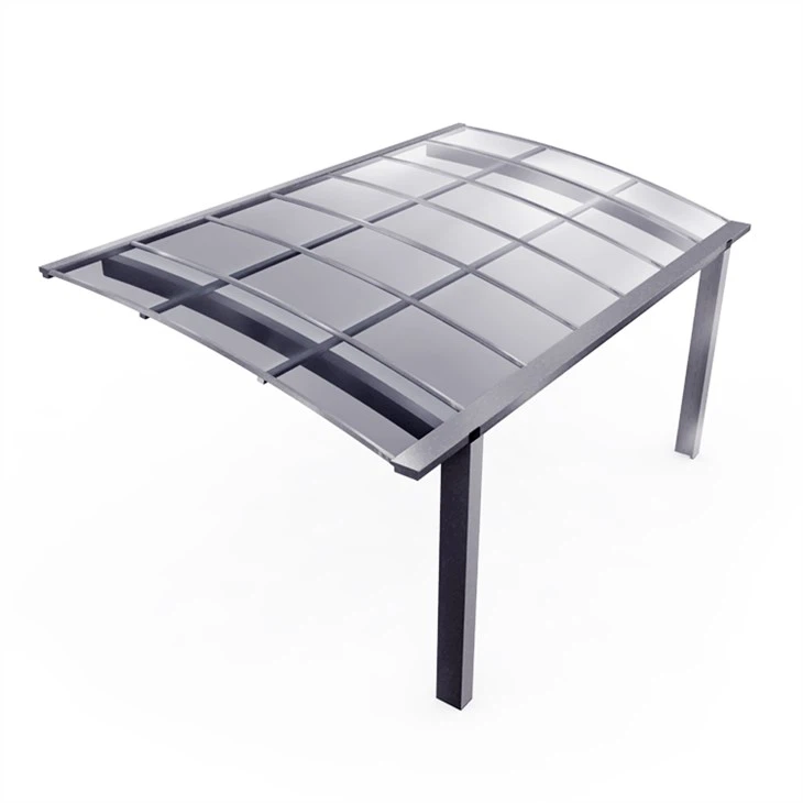 Carport med polykarbonat tag