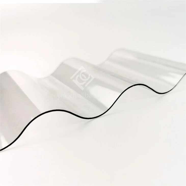 0,8 mm 1 mm 1,2 mm gennemsigtig bølgepap af polycarbonat