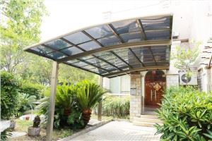 Polycarbonat sidepaneler Carport