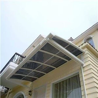 Polycarbonat vindue L-type baldakin