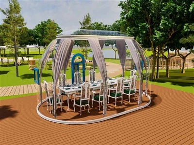 EllipseTransparent Aluminium Bubble Dome telt til begivenhedssted